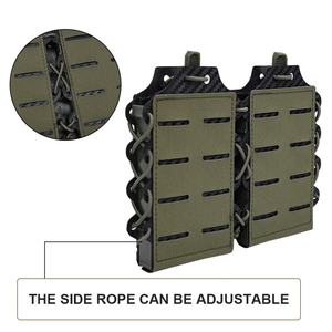 Sinairsoft - Bolsa Táctica Doble para Cargadores de Nylon y Poliéster Personalizada de Alta Calidad 5.56/7.62 Doble Molle - Product Image 3