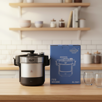 Blender portable en acier inoxydable JIUMI avec contrôle automatique de la vitesse variable, capacité de 5 L pour usage domestique et commercial