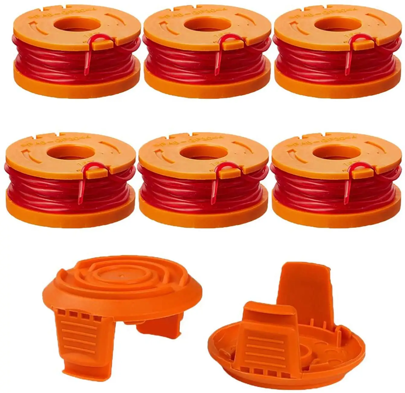 15-Pack Replacement Trimmer Spool Line for Worx WA0010 WG180 WG163 WG175 Electric Trimmer Edger Weed Eater Line