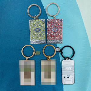 Сублимационный Национальный день Саудовской Аравии брелок и значок с бэк-картой, пользовательский мусульманский Коран ОАЭ Саудовская Аравия брелок - Product Image 4