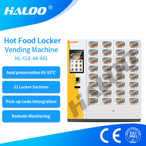 Haloo Máy bán hàng tự động Nhà cung cấp thực phẩm nóng Locker Máy bán hàng tự động tự động Locker Máy bán hàng tự động cho thực phẩm giữ thực phẩm ấm - Product Image 2