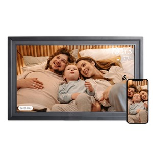 <span class=keywords><strong>Cadre</strong></span> photo numérique LCD Frameo de 15,6 pouces avec écran tactile intelligent HD IPS 1920x1080, WiFi, stockage 32 Go, prise en charge MP4 Cloud - Product Image 1