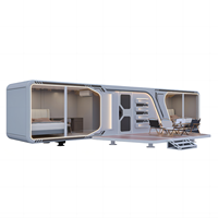 Maisons conteneurs préfabriquées en acier de haute qualité pour l'extérieur, conception modulaire, écologiques, assemblage rapide pour gîtes et camps
