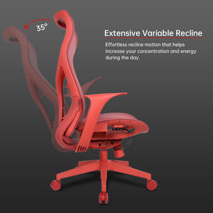 Chaise de bureau ergonomique en maille colorée avec design en arêtes de poisson Silla De Oficina Cadeira De Escritorio Chaise ergonomique Scaun De Birou - Product Image 6