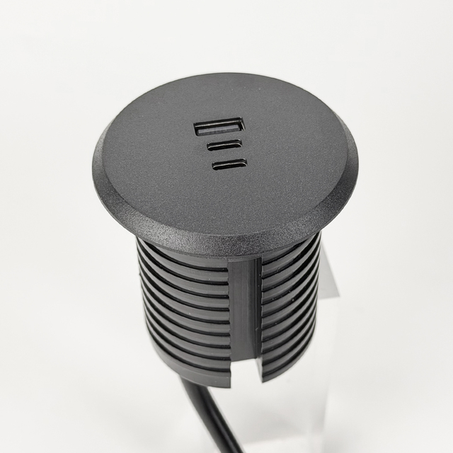 Furniture USB Charger USB Port Recessed Mount Power Hub Desk Power Outlet USB Charger Built in Nightstand Sofa