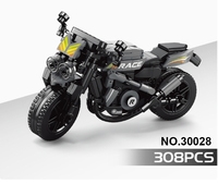 Juguete Educativo de Construcción de Motocicletas con Casco y Muñeco Incluidos