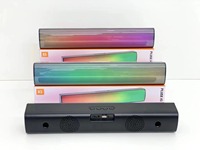 Vente en gros en usine Haut-parleur portable Barre de son sans fil Système de son surround Mini barre de son lumineuse RVB Haut-parleurs USB AUX