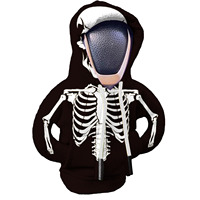 Accessoires de vêtements pour poupées, design créatif de t-shirt graphique à capuche, protection de levier de vitesses de voiture contre la transpiration des mains, vente en gros