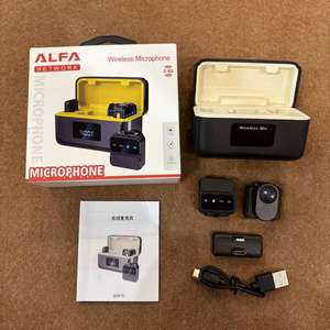 Microphone cravate sans fil PIX-LINK Q9 2 en 1 pour iPhone/Android, microphone de poche pour enregistrement vidéo, interview, podcast, vlog - Product Image 5