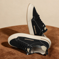 Baskets décontractées pour hommes en cuir microfibre, basses, style vintage rétro, Zapatillas De Cuero Para Hombres, logo personnalisé, vente en gros
