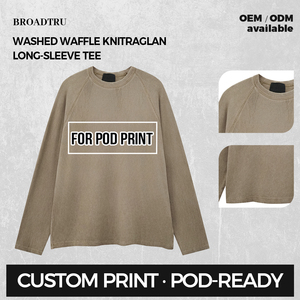 เสื้อยืดสีเทาอ่อนทรงหลวมสไตล์ Old Money สำหรับผู้ชาย เสื้อยืด<span class=keywords><strong>ท</strong></span>รงเข้า<span class=keywords><strong>รู</strong></span>ป เสื้อ Henley แขนยาวสำหรับผู้ชาย - Product Image 4