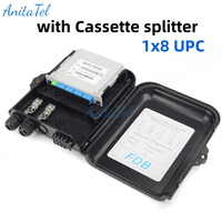 Boîtier de distribution de fibre optique CaiLI 1x8 FTTH ODB FDB avec TCP/GPRS pour télécommunications extérieures/intérieures, garantie 1 an