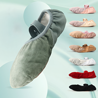 Chaussons de ballet Stelle pour filles, chaussons de danse souples en toile avec doublure en coton, logo personnalisé pour petites et grandes filles