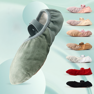Zapatillas de Ballet Stelle para Niñas, Zapatillas de Ballet para Niñas Pequeñas, Forro de Algodón Suave, <span class=keywords><strong>Zapatos</strong></span> de Baile con Logotipo Personalizado para Niñas Pequeñas y Grandes - Product Image 1
