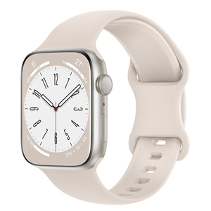 Bracelet étanche en silicone souple compatible avec <span class=keywords><strong>Apple</strong></span> <span class=keywords><strong>Watch</strong></span> <span class=keywords><strong>Series</strong></span> 9 Ultra <span class=keywords><strong>8</strong></span> 7 SE Femme Homme 45mm 49mm - Product Image 2