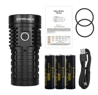 Q8 Plus Puissant 16000 Lumen Rechargeable 3*21700 Lampe de Poche 6 * XHP50.2 LED Anduril 2 UI Torche avec Charge Inversée