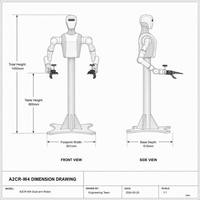 Robot Colaborativo Hirobot Nuevo A2CR-W4 de Aleación de Magnesio-Aluminio, Motor PLC, Software Personalizable, Entrada AC220V