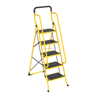 Échelle pliante portable en acier à 2, 3, 4, 5 ou 6 marches avec main courante, support à fleurs polyvalent, escalier domestique moderne