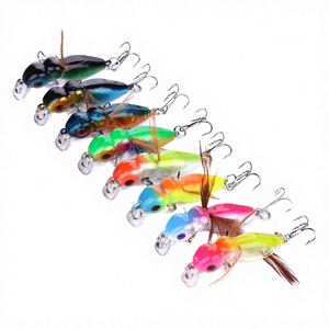 Señuelo de Pesca Artificial de Plástico WEIHE de 3.4 g y 4.5 cm, 8 Colores, Insecto Biónico, Minnow para Carpa, Pargo, Agua Dulce y Salada - Product Image 4