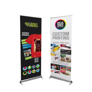 حجم مخصص نمط عرض تصميم قابل للسحب الوقوف لفة فوق لافتة ، حجم كبير لفة فوق لافتة ، لفة حتى x ay ay - Product Image 6