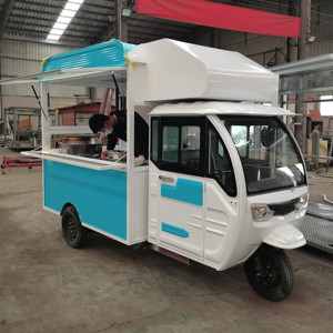 Triciclo/Pedicab Eléctrico Móvil 2025 de Venta Caliente Directo de Fábrica para Hamburguesas, Pollo Frito, Filetes y Bebidas - Product Image 2