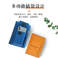 Carnet A5 en PU, couverture rigide, multifonctionnel, poche, bloc-notes, réunion d'affaires, entreprise, logo personnalisé, cadeau promotionnel