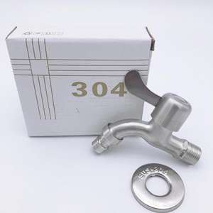 Nouveau produit extension murale SS304 <span class=keywords><strong>robinet</strong></span> à poignée unique noyau de cuivre <span class=keywords><strong>robinet</strong></span> de bassin à ouverture rapide pour <span class=keywords><strong>machine</strong></span> à <span class=keywords><strong>laver</strong></span> - Product Image 3