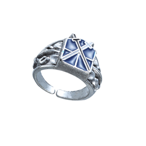 Anello Regolabile con Emblema degli Quattro Corpi dell'Attacco dei Giganti, Anello delle <span class=keywords><strong>Ali</strong></span> <span class=keywords><strong>della</strong></span> Libertà del Corpo d'Indagine - Product Image 6