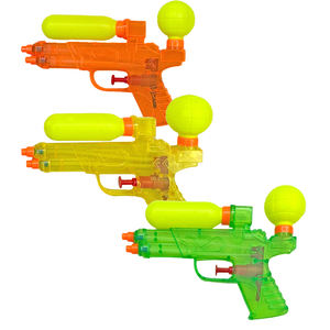 선전용 선물 플라스틱 작은 장난감 물 권총 장난감 저가 투명한 두 배 분사구 물분사 총 - Product Image 2