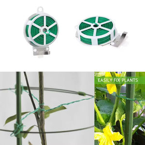 Migliore qualità del giardino morbido torsione filo cravatta 50m plastica torsione cravatta filo rocchetto con taglierina in gomma giardino Multi-funzione PVC torsione cravatta - Product Image 3