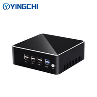 YINGCHI N100 Openciaw Ai PC Mini PC de Cuatro Núcleos DDR4 M.2 2*HD DP Pantalla 4K Win10 Office Home Computadora de Escritorio Económica con Funciones Completas
