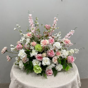 Arrangements floraux au sol M-FB234, nouveau design, boule de fleurs artificielles en soie 60cm, centre de table pour décoration de mariage - Product Image 1