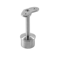 Support de main courante en acier inoxydable satiné SS316 de 48,3 mm pour escalier, angle 135 degrés
