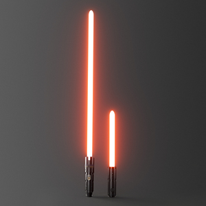 Sable de luz de doble hoja con empuñadura de metal, hoja de duelo pesada, cambio de color infinito, con balanceo suave para Acol - Product Image 3