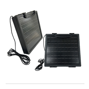 Panneau solaire monocristallin pliable portable 18V pour banque d'alimentation extérieure et générateur de camping - Product Image 1