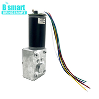 BringSmart Offre Spéciale A58SW31ZYB 12V 24V 5-470RPM DC Moteur d'encodeur à vis sans fin
