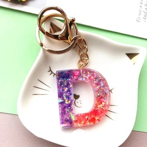 <span class=keywords><strong>Porte</strong></span>-clés en acrylique <span class=keywords><strong>lettre</strong></span> initiale anglaise 26 mots anglais <span class=keywords><strong>porte</strong></span>-clés en résine à paillettes lettres sac à main charmes pour femme - Product Image 5