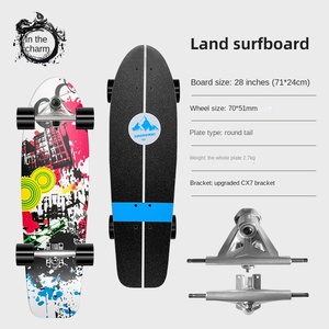 Monopatín de Cuatro Ruedas de Aleación de Aluminio con una Sola Barra Oscilante, Diseño Curvo, para Principiantes, Suministro Directo de Fábrica, Zhejiang - Product Image 6