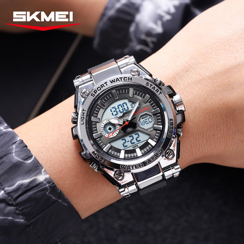Stainless Steel I Hpolw Watch Skmei 2417 Digital Watch Water
