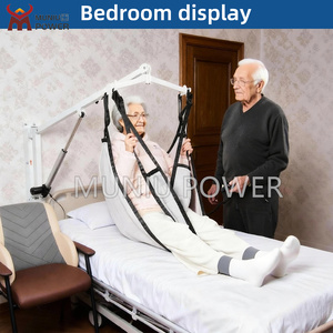 MUNIU Evde Bakım Elektrikli Duvara Monte Hasta Kaldırma Cihazı Engelli Rehabilitasyon Terapisi için Askılı Transfer Ekipmanı - Product Image 5