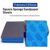 Outils abrasifs OEM/ODM rectangulaires résistants aux déchirures pour l'élimination de la rouille et le nettoyage des surfaces, blocs de ponçage, éponges de ponçage