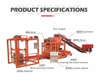 Machine à Briques Interverrouillables d'Occasion avec Ciment comme Matière Première + Prix Direct Usine, Garantie 1 An