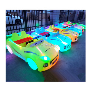 2024 commercial illuminé véhicule d'amusement décrochage <span class=keywords><strong>location</strong></span> parent-enfant double carré extérieur auto tamponneuse électrique pour enfants - Product Image 1