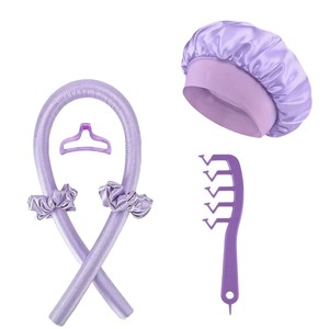 7 Sets de Moldeadores de Moños Reutilizables sin Calor con Material de PVC y Satén <span class=keywords><strong>para</strong></span> Ondas Grandes - Accesorio de Peinado sin Calor <span class=keywords><strong>para</strong></span> Mujer - Product Image 3