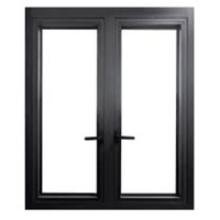 Ventana Abatible de Aluminio con Rotura de Puente Térmico, Doble Acristalamiento, Eficiencia Energética, Insonorizada, para Casa o Villa