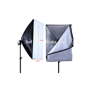 Forfeel Softbox Kit High Quality <strong>Soft</strong> <strong>Box</strong> 2pcs 50x70cm Softbox with 2pcs 2m Light Stand - Product Image 2