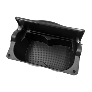 Toyota Camry Center <b>Console</b> Cup Holder Storage Box 2006-2013 <b>Black</b> Plastic Organizer With Lid - Product Image 1