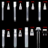 Tubes en plastique vides pour stylos de 3 mm, 5 mm, 6,5 mm, 8 mm, 10 mm – Accessoires pour stylos à graffiti, marqueurs à craie liquide et stylos à peinture