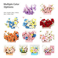 Rangos de Flores Artificiales de Colores Surtidos al por Mayor para Decoración de Pasillos de Boda, Escenarios de Compromiso, Mesas de Banquete y Simulación Floral de Suelo