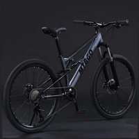 Vélo de montagne pour jeunes et adultes, cadre en acier souple, freins à disque avant et arrière, qualité supérieure, vente en gros, conduite sécurisée